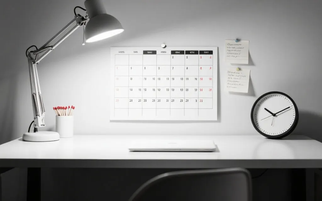 内容日历与时钟叠加在赛程表上，象征赛前赛中赛后运营计划的编排